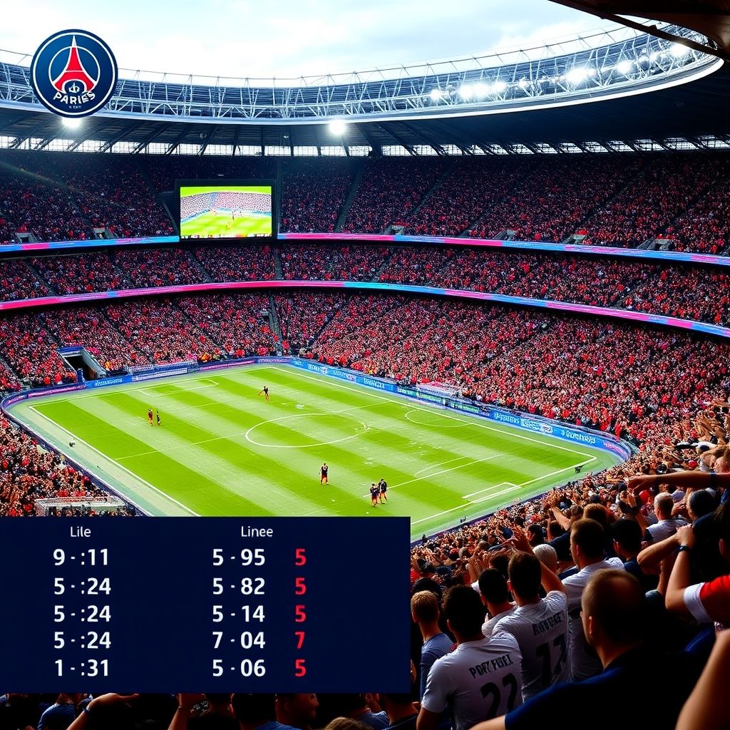 半岛体育视频-帕里斯圣日耳曼击败里尔取得五连胜，领跑法甲积分榜